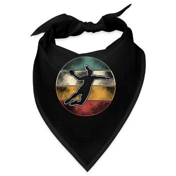 Handball Handballerin Frauen Handball - Bandana - Schwarz - Vorne