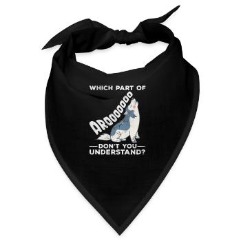 Husky - Bandana - Schwarz - Vorne