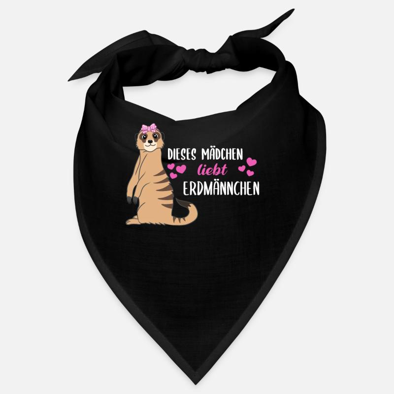 Erdmännchen Spruch Geschenk Damen Mädchen Bandana