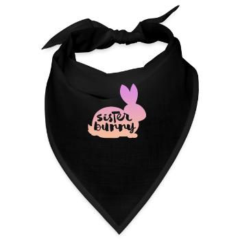 Schwester - Bandana - Schwarz - Vorne