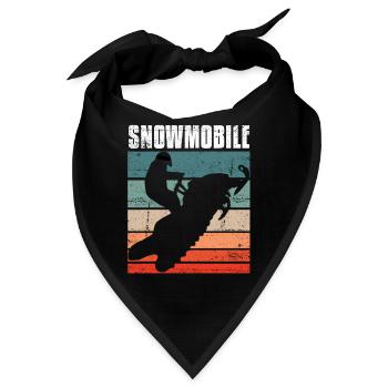 Vintage Motorschlitten Motorschlitten - Bandana - Schwarz - Vorne