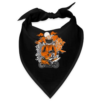 Motorcycle Lifestyle / Motorrad / Motorräder biker - Bandana - Schwarz - Vorne