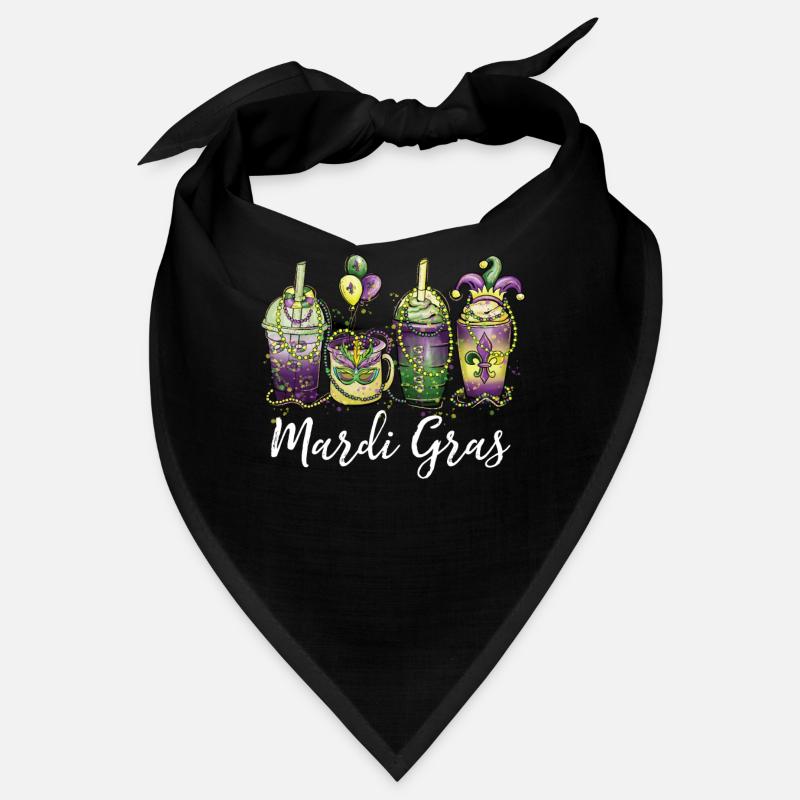 Mascarade des cocktails de vacances du Mardi Gras Bandana