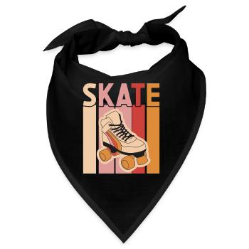 Rollschuhe - Bandana - Schwarz - Vorne