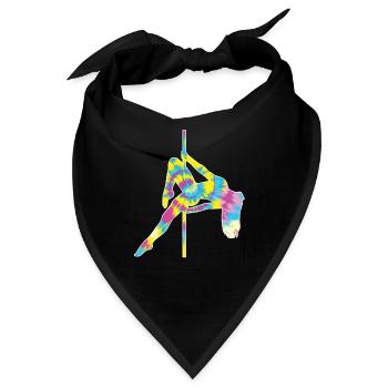 Pole Dance - Bandana - Schwarz - Vorne