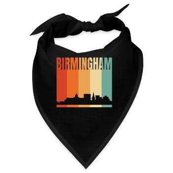 Birmingham - Bandana - Schwarz - Vorne