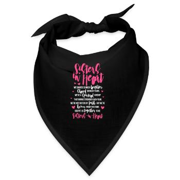 Schwester - Bandana - Schwarz - Vorne