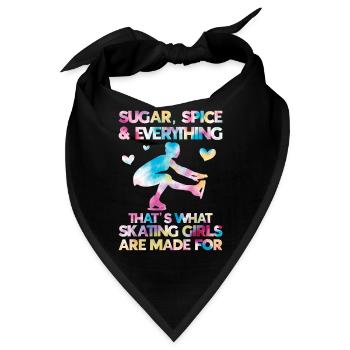 Eislaufen - Bandana - Schwarz - Vorne