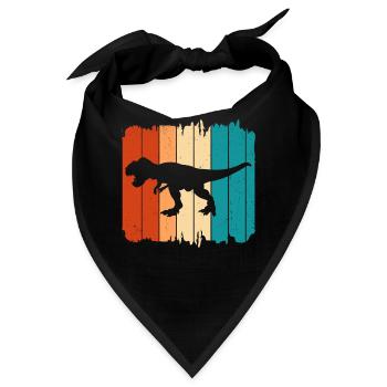 T-Rex - Bandana - Schwarz - Vorne