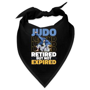 Judoka Rentner - Bandana - Schwarz - Vorne