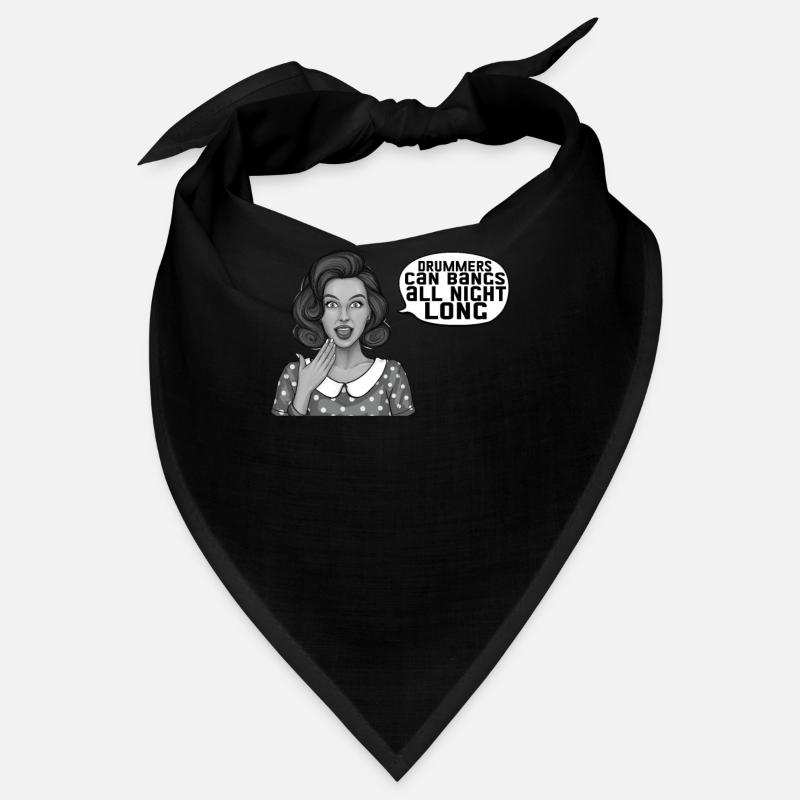 Schlagzeuger Können Die Ganze Nacht Lang Mädchen Bandana