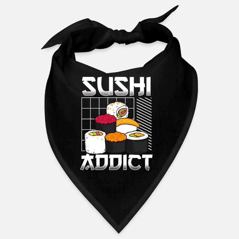 Esthétique addictive pour les sushis Bandana