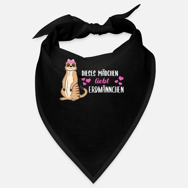 Erdmännchen Spruch Geschenk Damen Mädchen Bandana