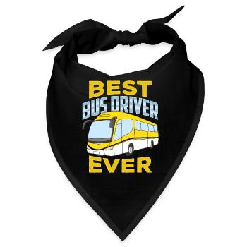 Bester Busfahrer Aller Zeiten Busfahren Reisebus - Bandana - Schwarz - Vorne