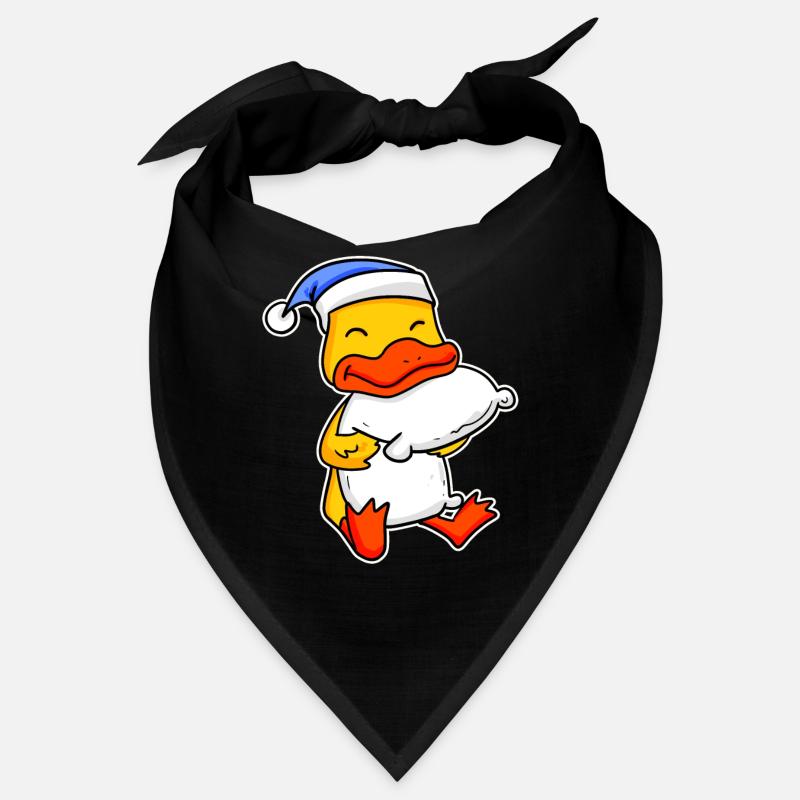 Duck with pillow and sleeping cap Bandana