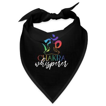 Reiki Praktiker Chakraheilung - Bandana - Schwarz - Vorne