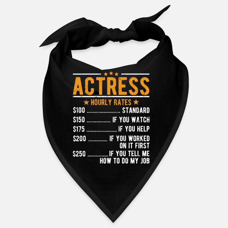 Actrice Salaire horaire Bandana