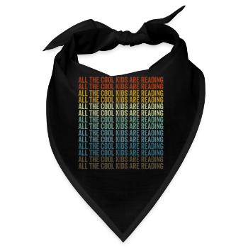 Alle coolen Kids lesen Buchleser - Bandana - Schwarz - Vorne
