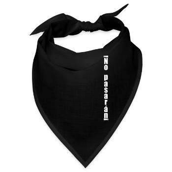 No Pasaran | Sie Werden Nicht Durchkommen Anarchie - Bandana - Schwarz - Vorne