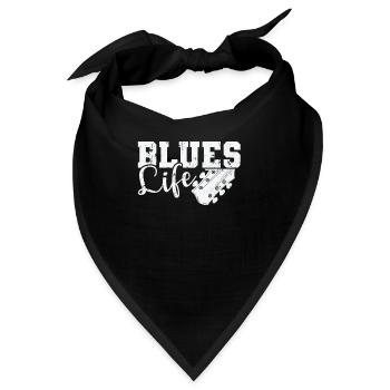 Blues Life Musik Trompete Chicago Blues - Bandana - Schwarz - Vorne