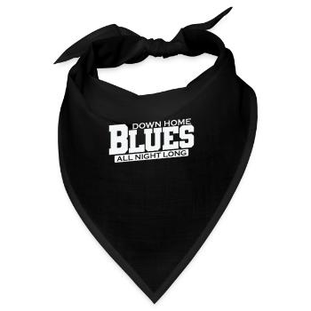 Down Home loose all Night long Musik - Bandana - Schwarz - Vorne