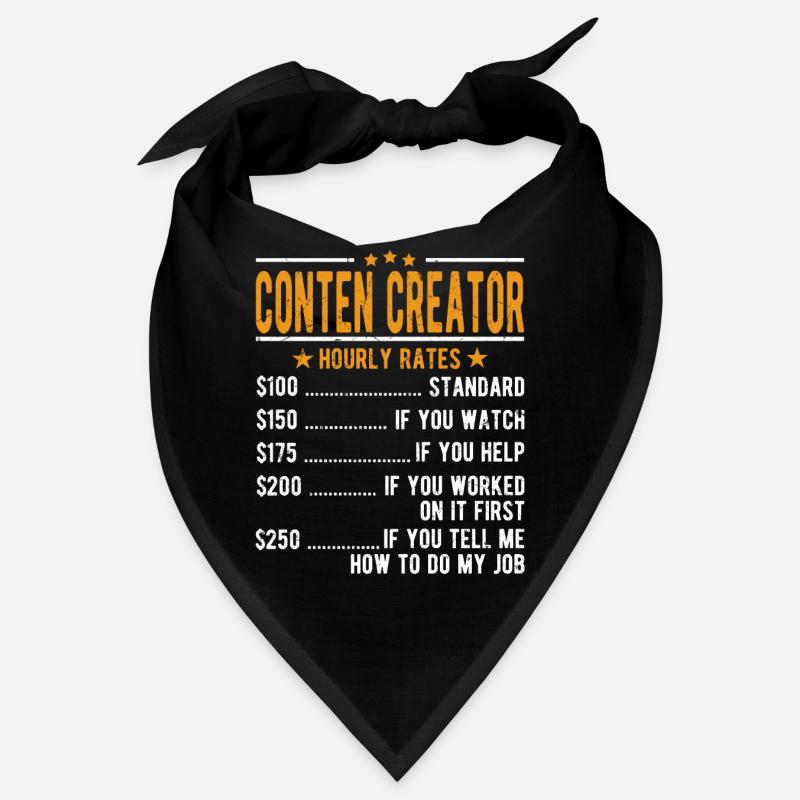 Contlen Creator hourly wage Bandana