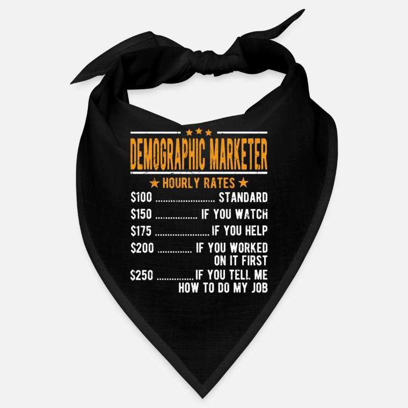 Demographic Marketer Stundenlohn Bandana