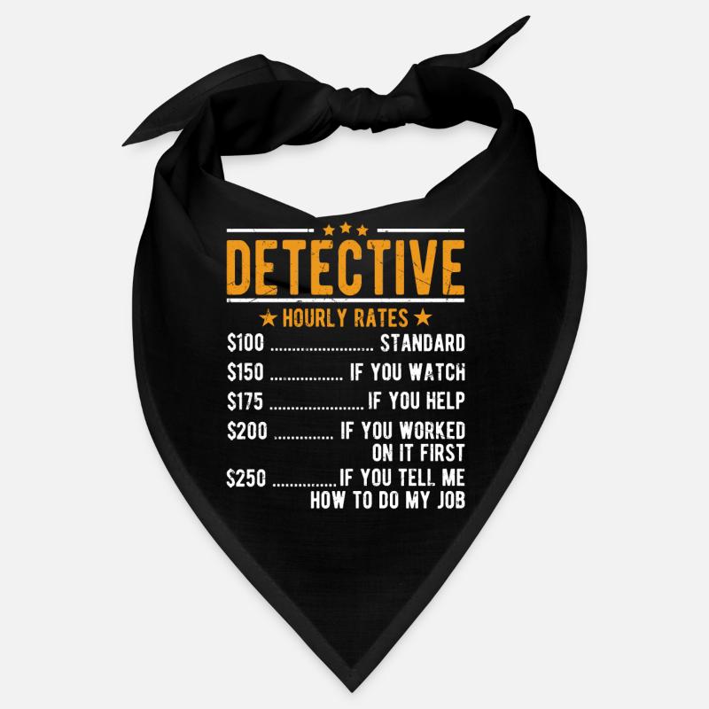 Detective hourly wage Bandana