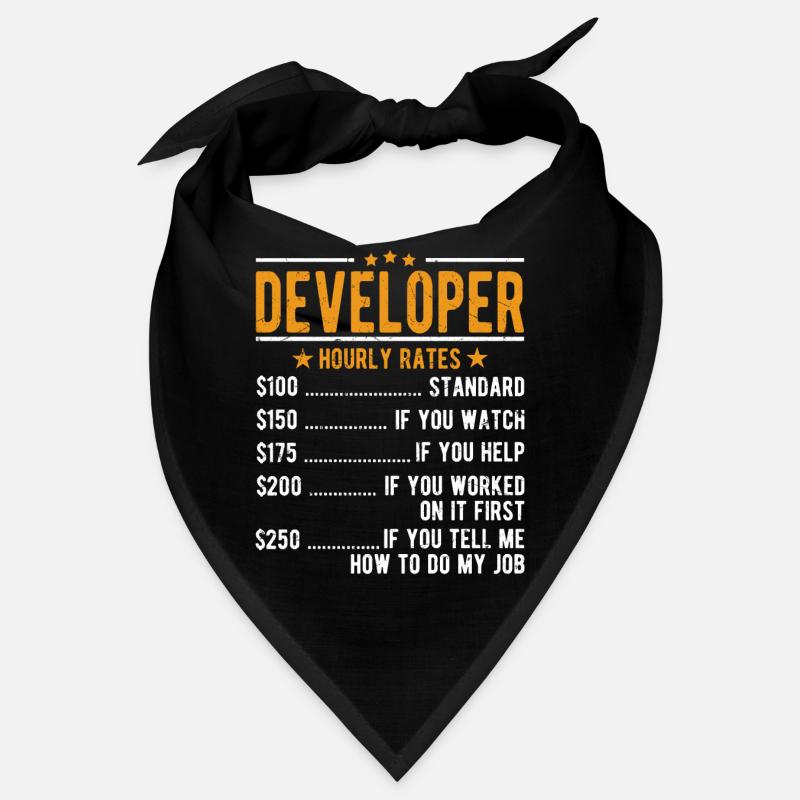 Developer Hourly Wage Bandana