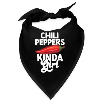 Chili-Pfeffer - Bandana - Schwarz - Vorne