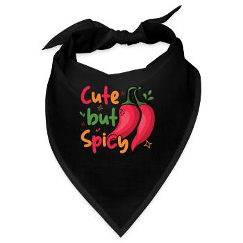 Chili-Pfeffer - Bandana - Schwarz - Vorne