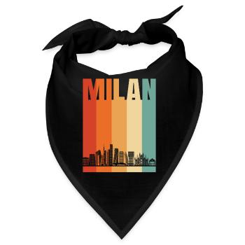 Milan - Bandana - Schwarz - Vorne