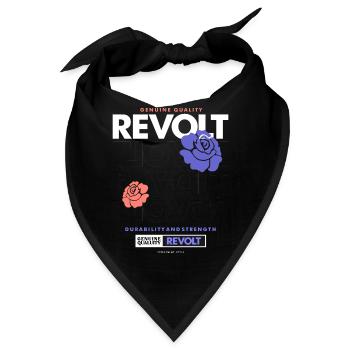 Revolt Streetwear - Bandana - Schwarz - Vorne