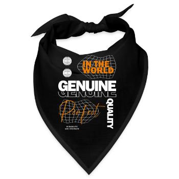 Genuine Streetwear - Bandana - Schwarz - Vorne