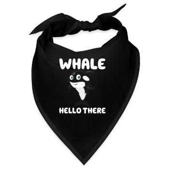 Wal Hallo - Bandana - Schwarz - Vorne