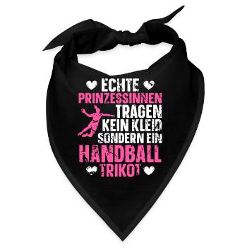 Handball Handballerin Frauen Handball - Bandana - Schwarz - Vorne