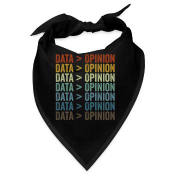 Daten > Meinungsstatistik-Datenwissenschaftler - Bandana - Schwarz - Vorne