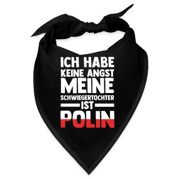Ich habe keine Angst meine Schwiegertochter ist Po - Bandana - Schwarz - Vorne