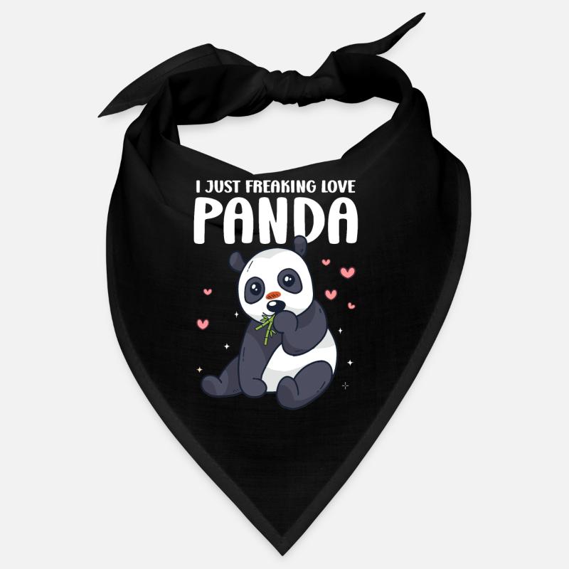 I Freaking Love Panda – Cute Panda Love Bandana
