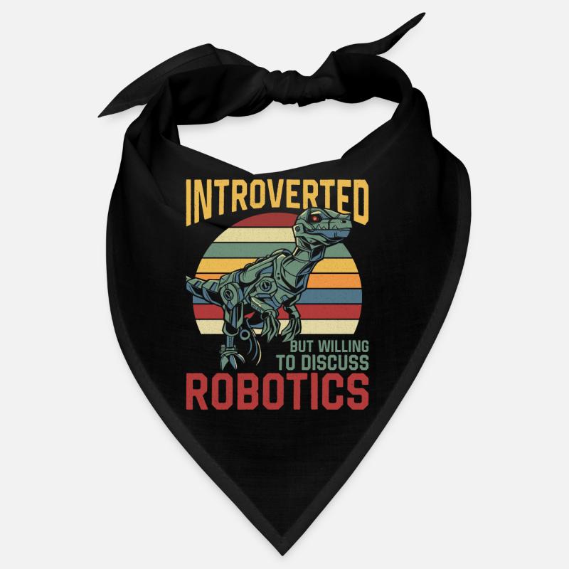 Robot Robotics Engineer Retro Bandana