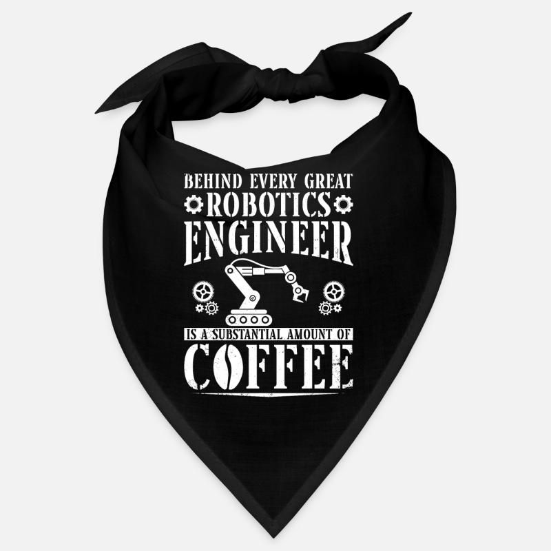 Robot Robotics Engineer Café Bandana