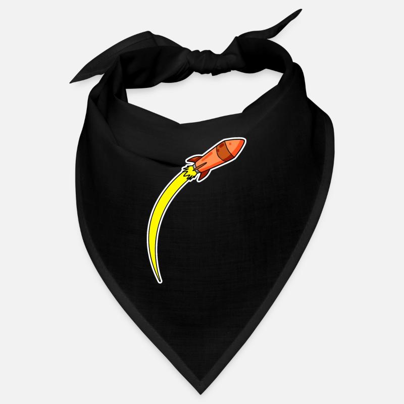 Fusée Orange Bandana