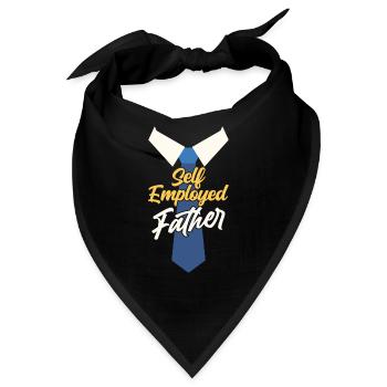 Selbständiger Vater Freelancer Selbstständig - Bandana - Schwarz - Vorne