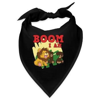 12. Geburtstag - Bandana - Schwarz - Vorne