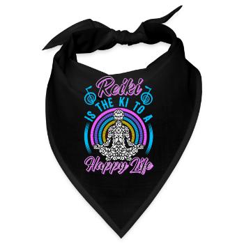 Reiki Praktizierende & Reiki Master - Bandana - Schwarz - Vorne