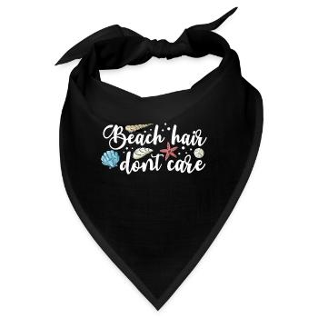 Muscheln sammeln - Bandana - Schwarz - Vorne