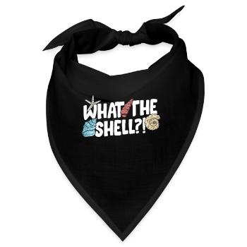 Muscheln sammeln - Bandana - Schwarz - Vorne