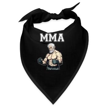 Papa MMA Kämpfer - Käfig Kämpfer Free Fighting - Bandana - Schwarz - Vorne
