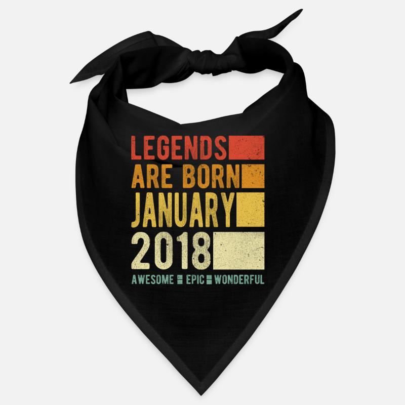 Geburtstag Januar 2018 Bandana