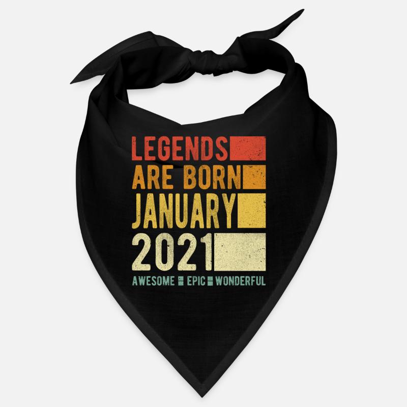 Birthday January 2021 Bandana
